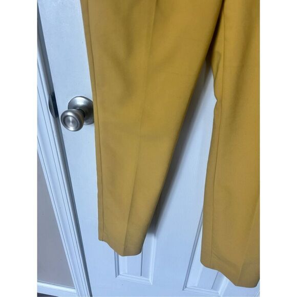 Express dress pants mustard yellow  colonist ankle midrise size 2 - Picture 2 of 6